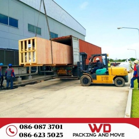 รับงาน Moving ยกย้ายเครื่องจักรหนัก 